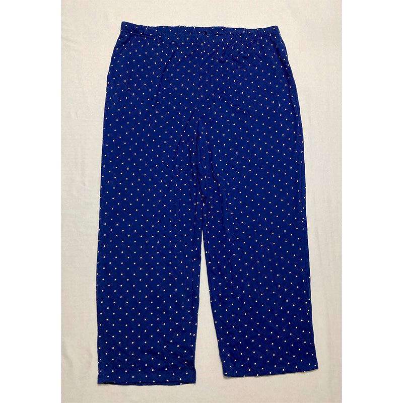 Charter Club Sleep Pants Blue Dot M