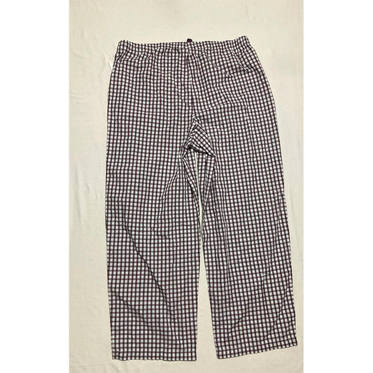 Charter Club Sleep Pants Long Plaid Multicolor XL