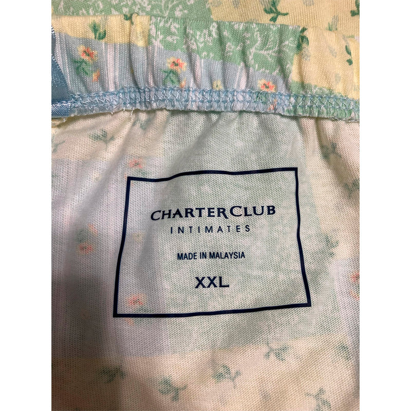 Charter Club Sleep Short Multicolor 2XL