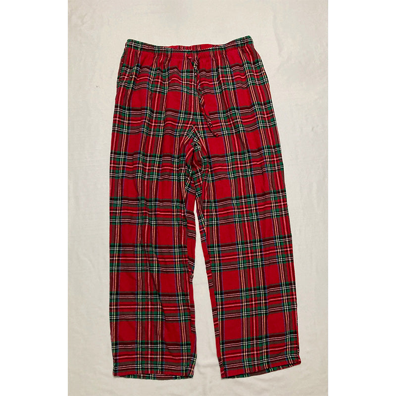 Family Pj Sleep Pants Plaid Women Multicolor L