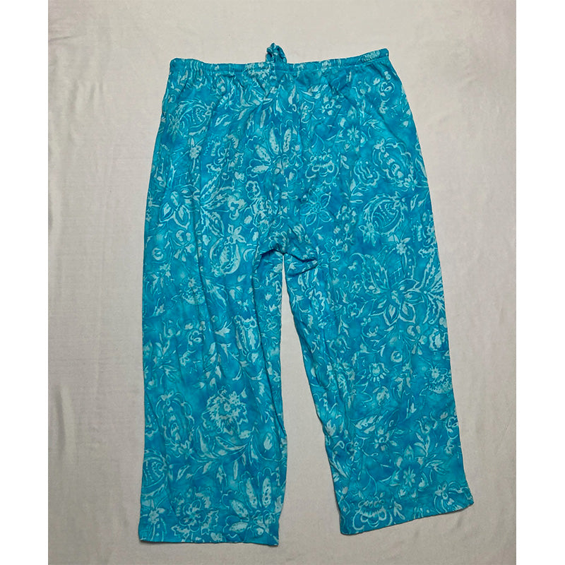 Unbranded Pajama Pants Waist Band Blue Sky L