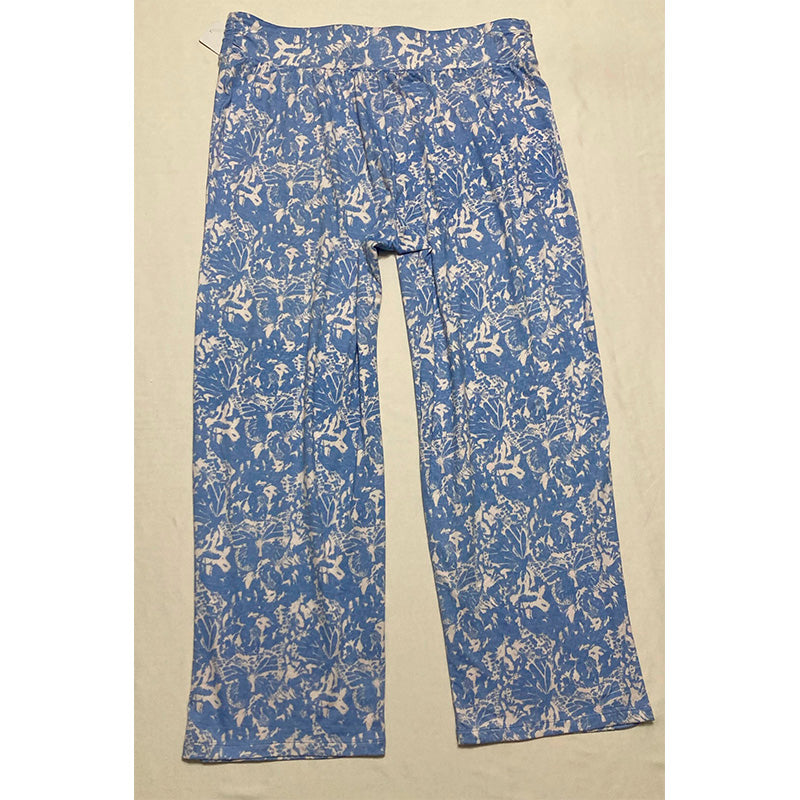 Unbranded Pajama Pants Waist Band Blue XL