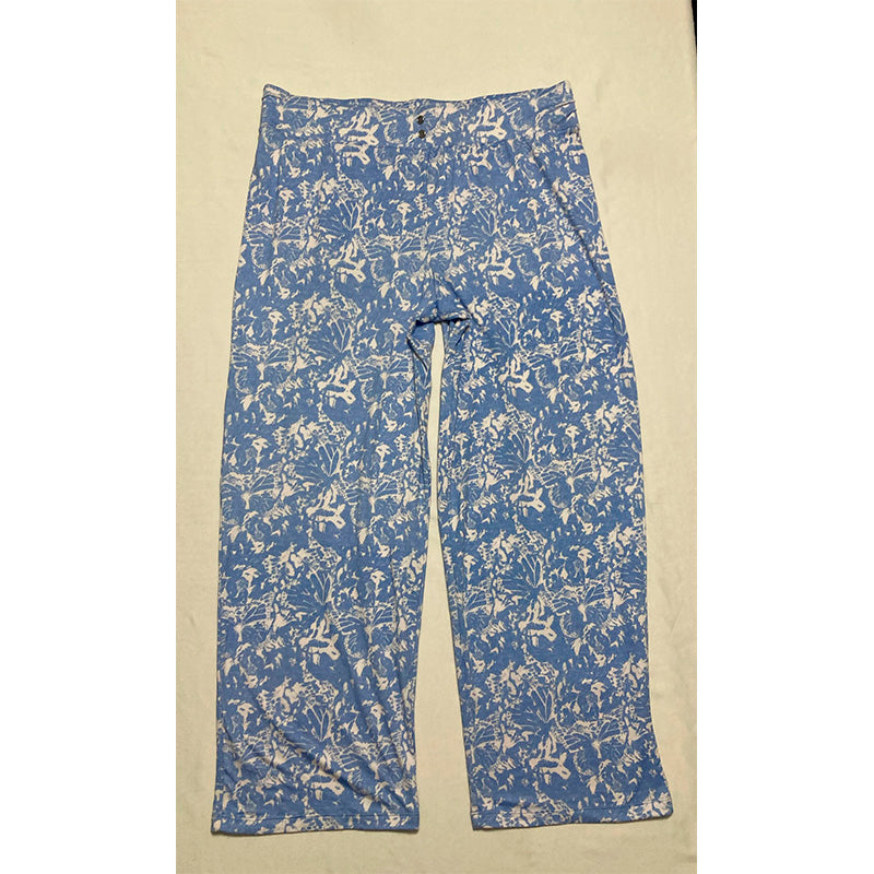 Unbranded Pajama Pants Waist Band Blue XL