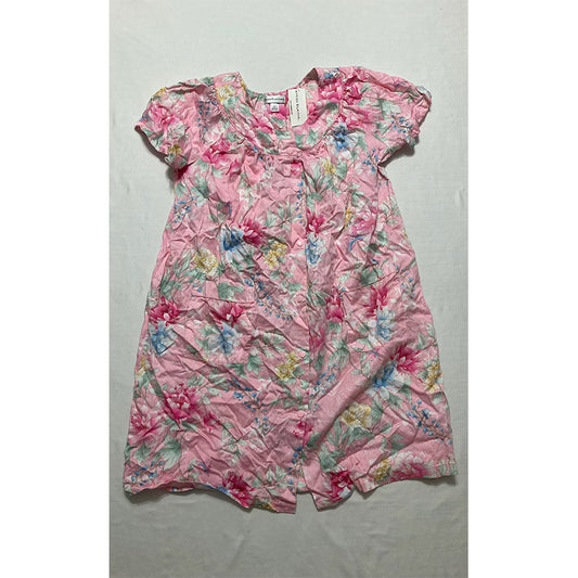 Miss Elaine Printed Short-Sleeve Nightgown Pink Peony S