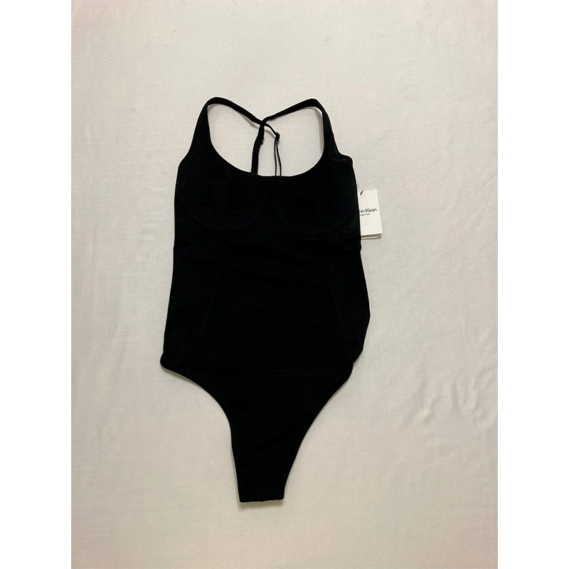 Calvin Klein Bonded Flex Bodysuit Black S