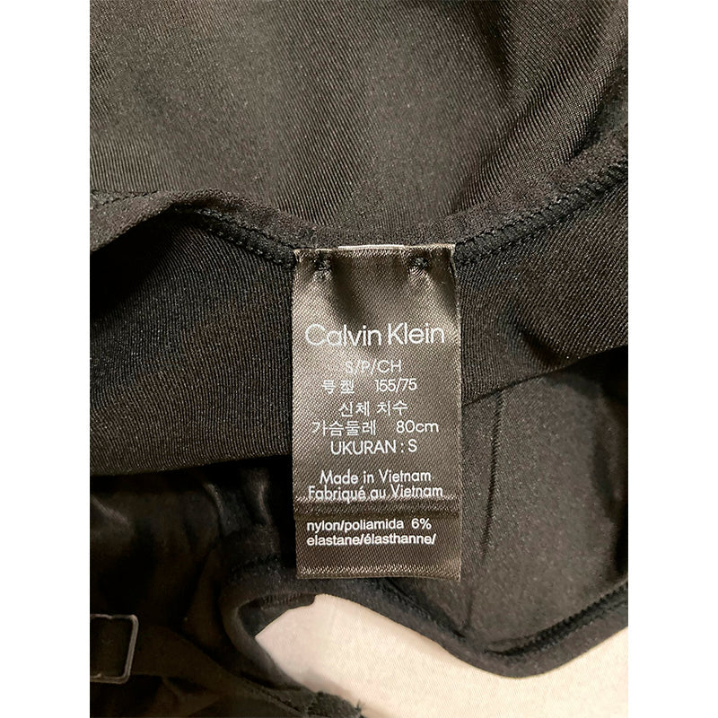 Calvin Klein Bonded Flex Bodysuit Black S