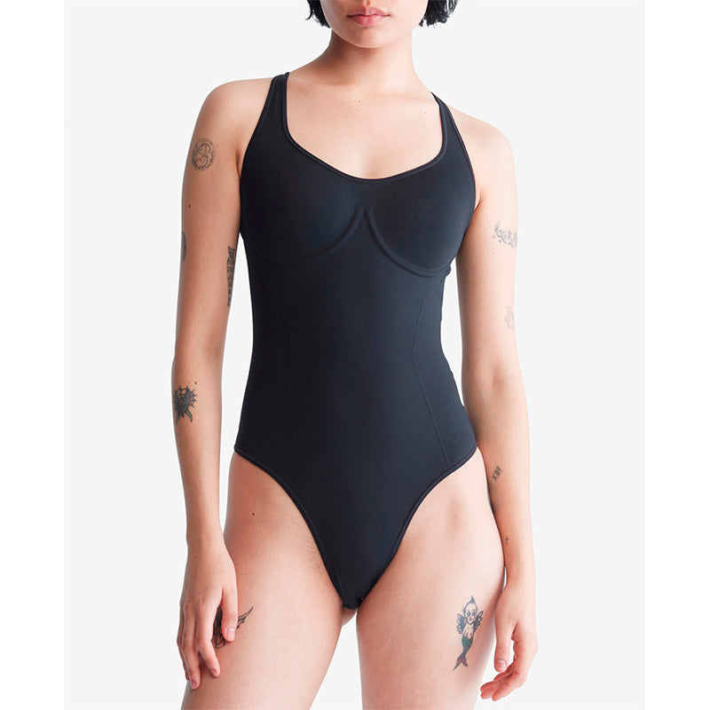 Calvin Klein Bonded Flex Bodysuit Black S