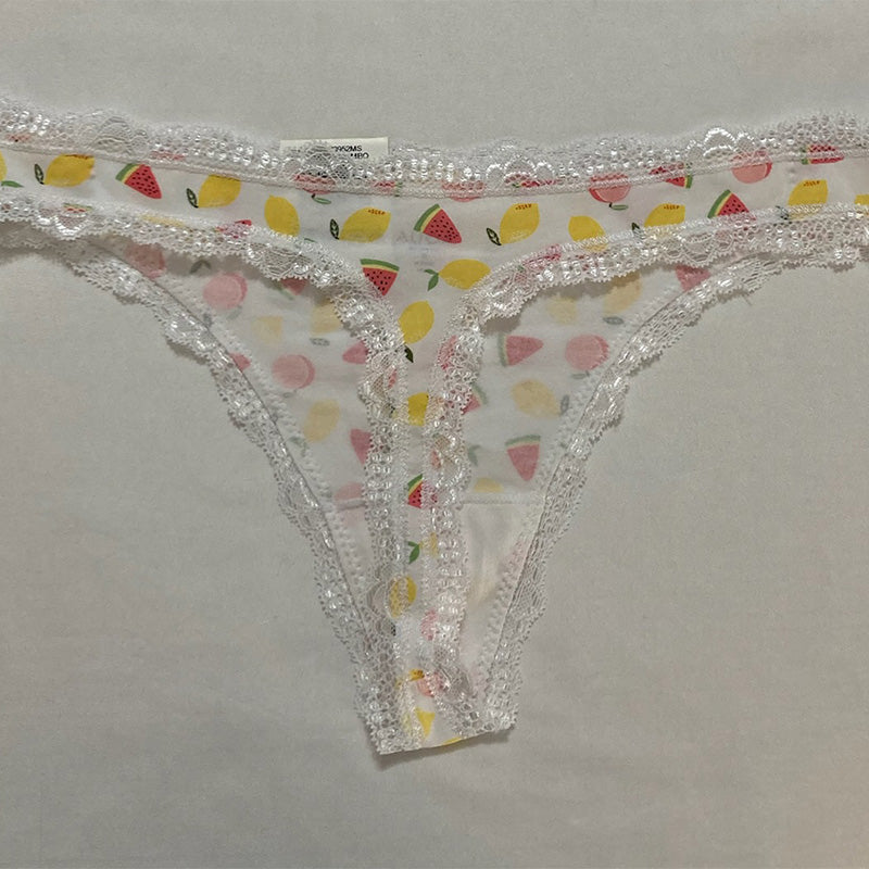 Aqua Thong Intimates Multicolor M