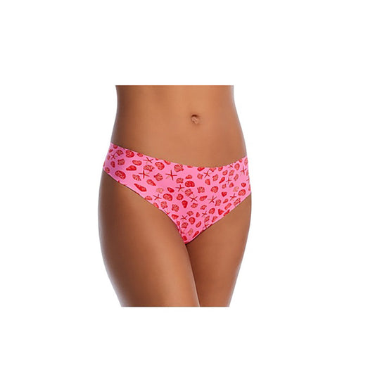 Aqua Intimates Microfiber Thong Pink Combo S