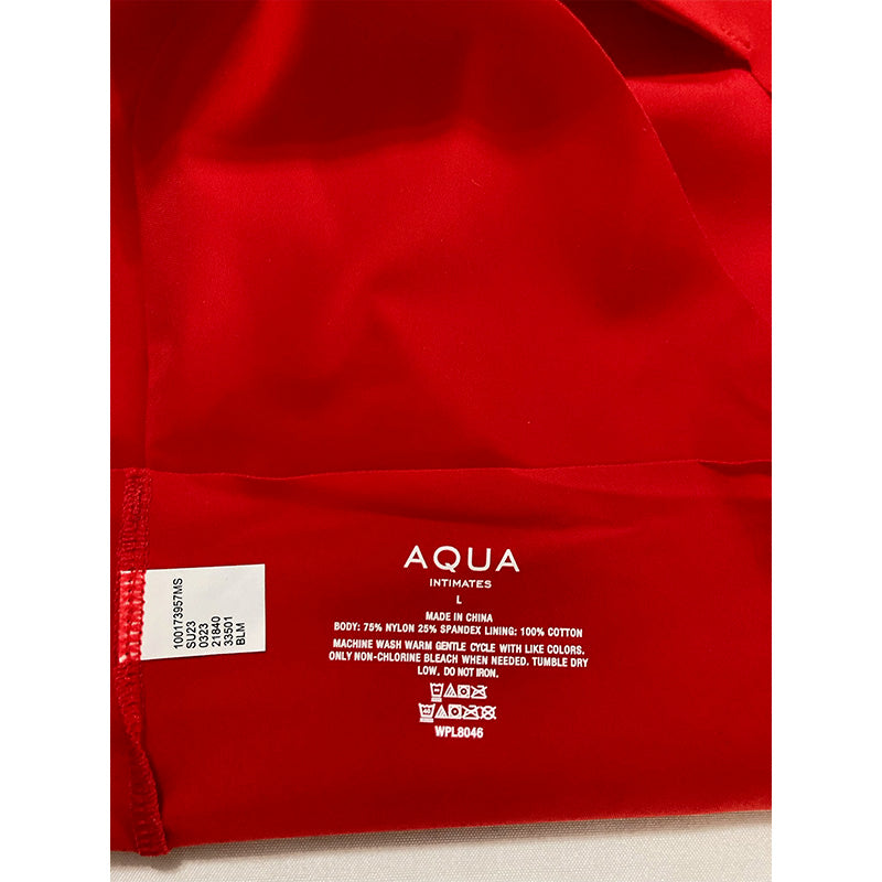 Aqua Hipster Intimates Red L