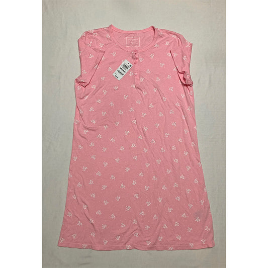 Charter Club Pajama Sleepshirt Pink Floral M