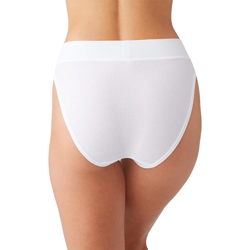 Wacoal Balancing Act Hi Cut Brief Panty White S