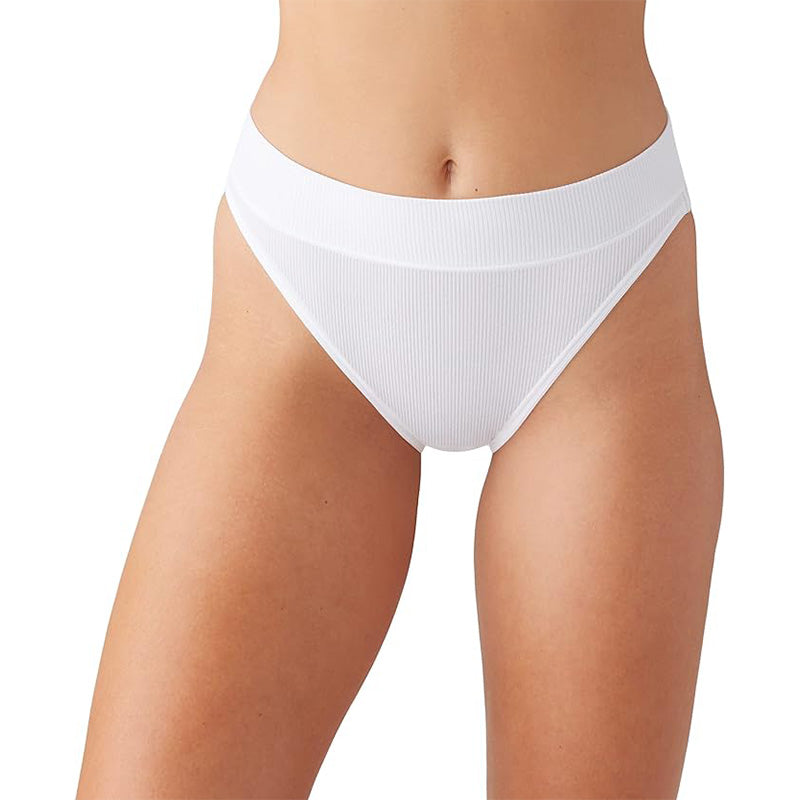 Wacoal Balancing Act Hi Cut Brief Panty White S