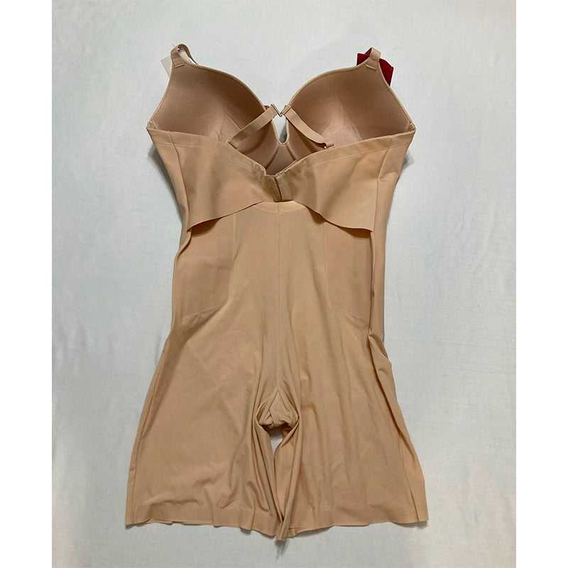 NWD Maidenform All-in-one With Built-in Bra Shapewear Nude 2XL