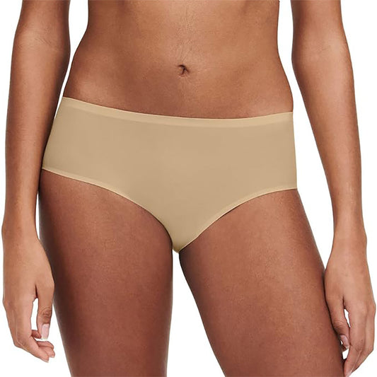 Chantelle Soft Stretch One Size Seamless Hipster Panties Ultra Nude One Size