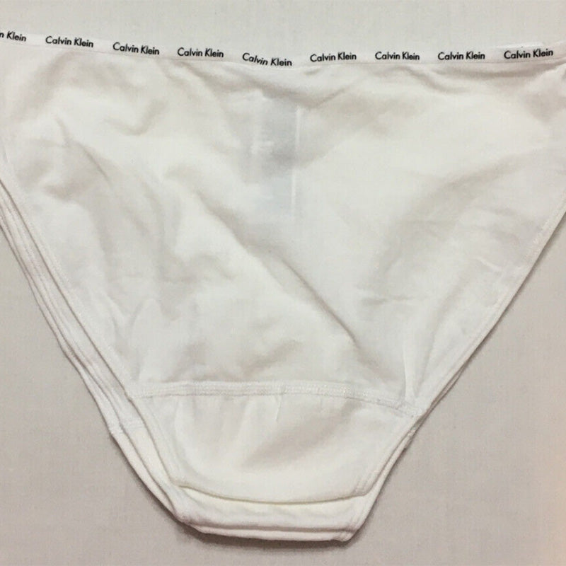 Calvin Klein Motive Cotton Logo Bikini Pack 4 White M