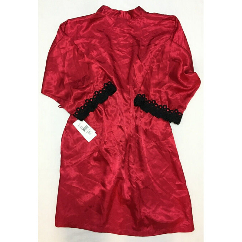 NWD Linea Donatella Dreamer Satin Kimono Red L