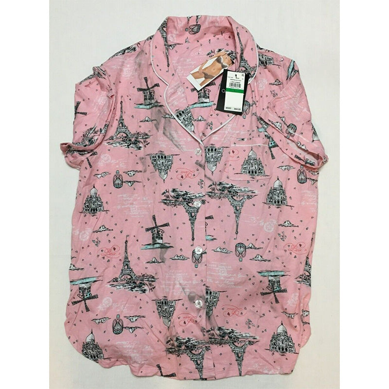 NWD Cuddl Duds Printed Pajama Set Pink L