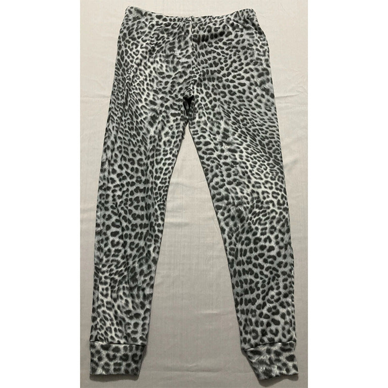 Jenni Printed Jogger Pajama Pants Animal Print S