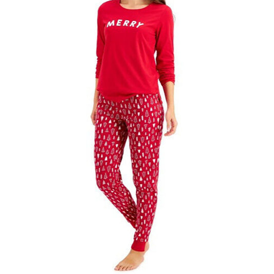 Family Pajamas Pajama Pants Red M