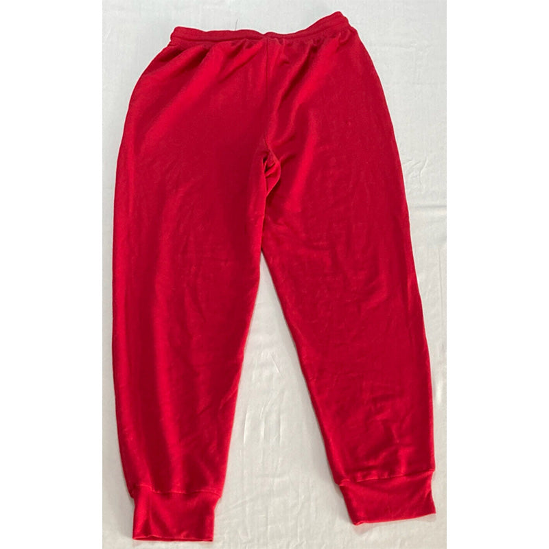 Family Pajamas Men Pajama Pants Red S