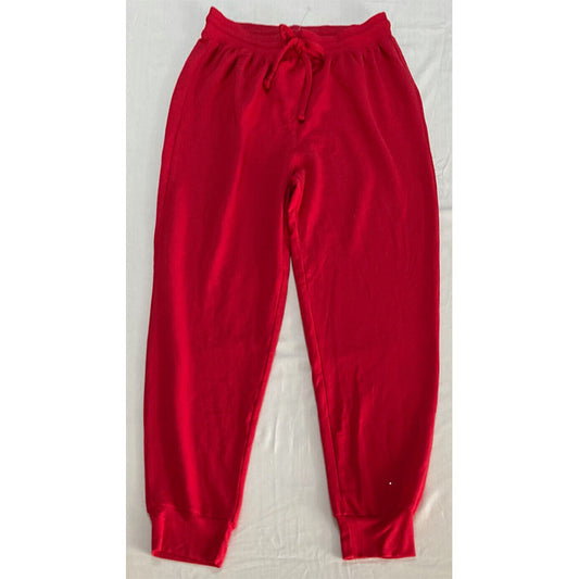 Family Pajamas Men Pajama Pants Red S