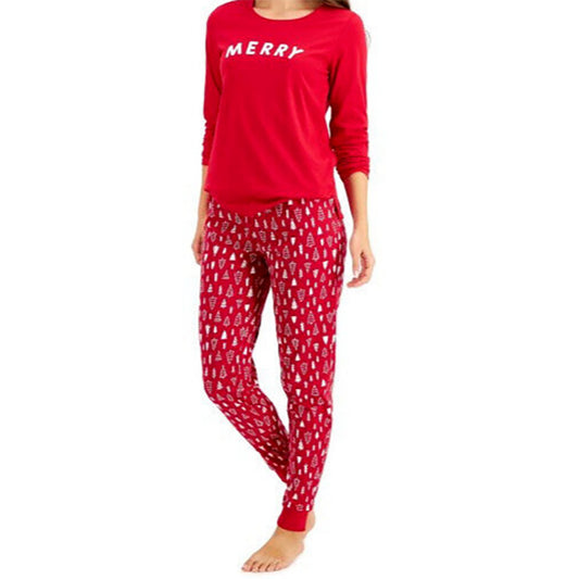 Family Pajamas Pajama Pants Red S