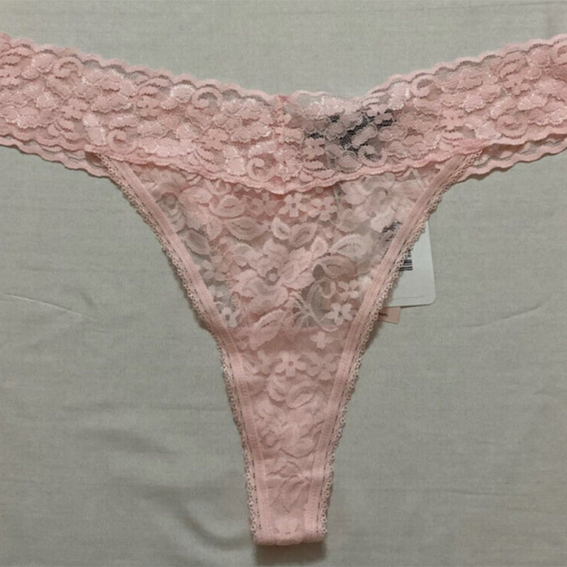 INC Lace Thong Pink XL