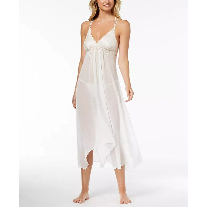 NWD Linea Donatella Chemise Nightgown Lingerie White M