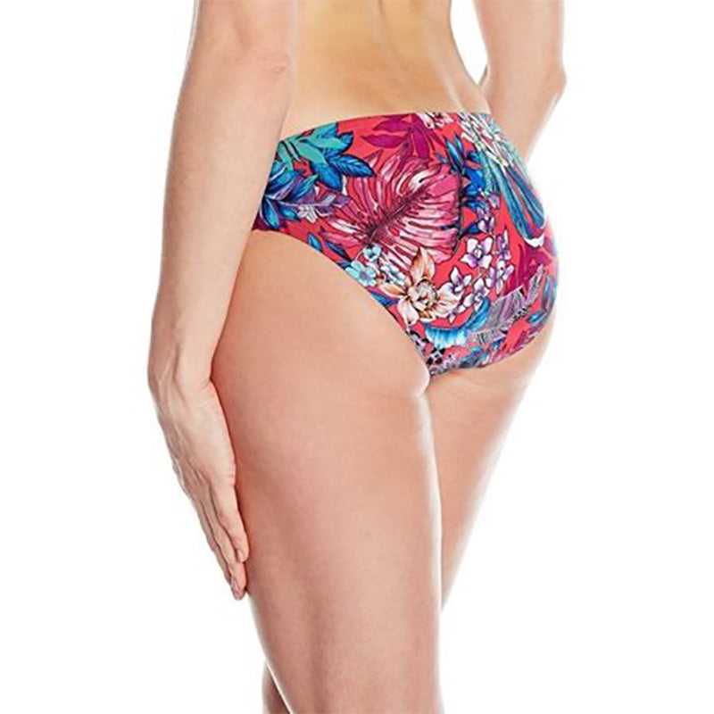 KENNETH COLE Tropical Tendencies Floral Tab Side Hipster Bikini Bottom Black M