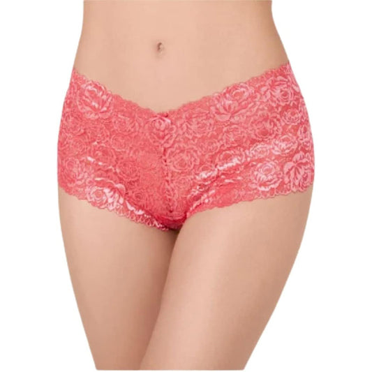 INC   Lace Boyshort Panty Radiant Rose 2XL