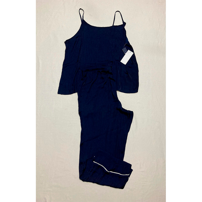 GAP Pajama Set Sleeveless Waist Band Navy M