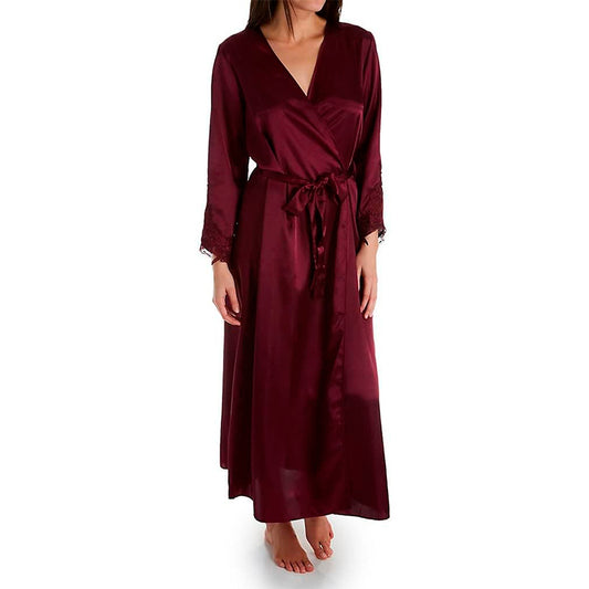 Flora Nikrooz Stella Long Robe S/M Bordeaux S