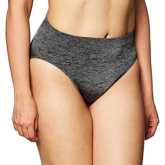 Wacoal B-Smooth High-Cut Panty, Charcoal Heathe M