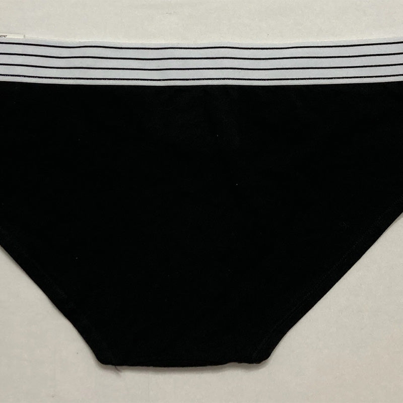 Jenni Elastic Waistband Cotton Hipster Underwear Black 2XL