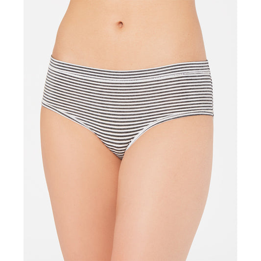 Alfani Ultra Soft Mix-and-Match Hipster underwear Charcoal Stripe M