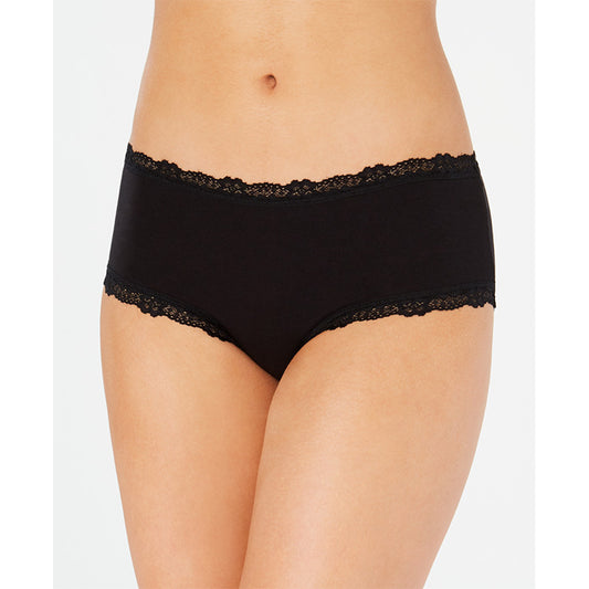 Jenni Lace Trim Hipster Underwear Black XL