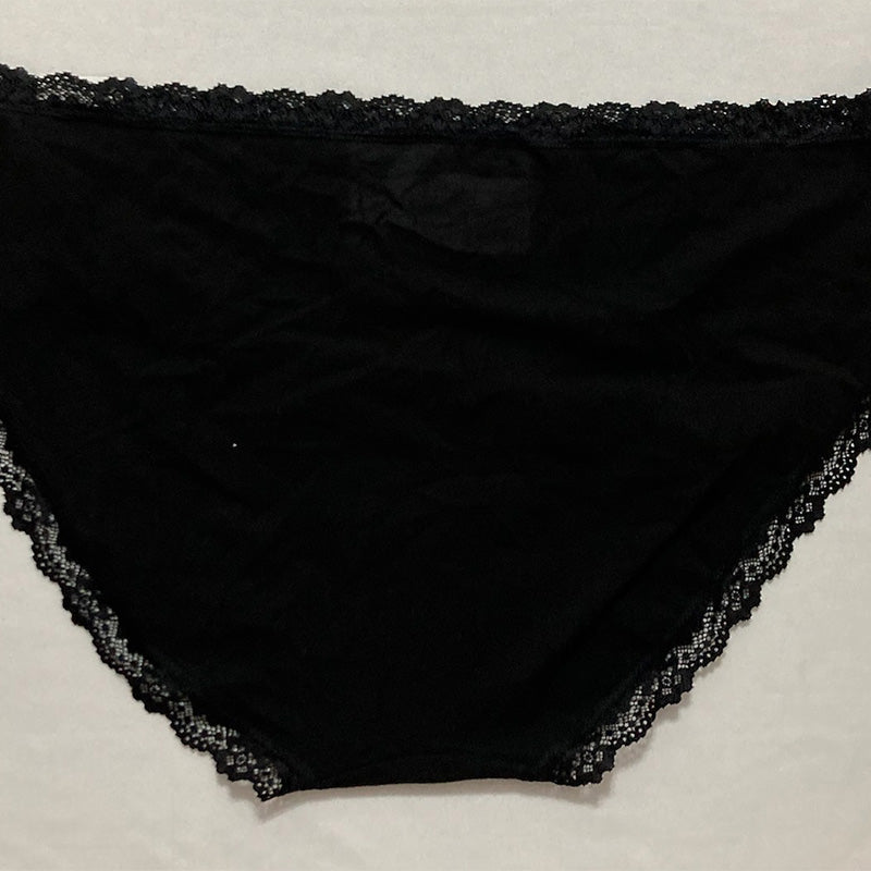 Jenni Lace Trim Hipster Underwear Black 3XL