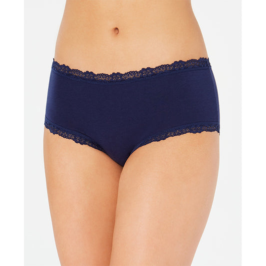 Jenni Lace Trim Hipster Underwear Navy 2XL