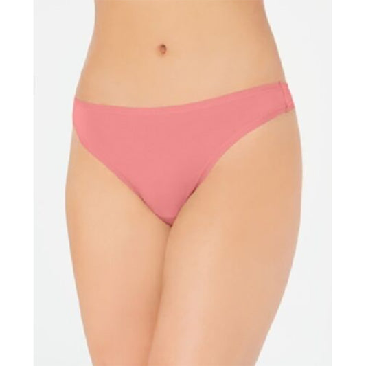 Charter Club Supima Cotton Thong Underwear Coral M