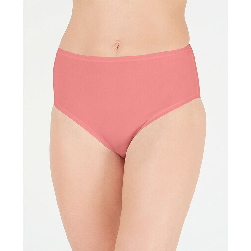 Charter Club Supima Cotton High-Rise Brief Underwear Coral S