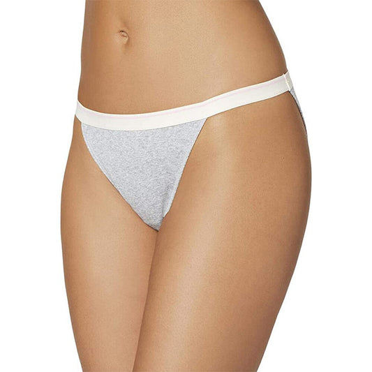 Jenni Womens Undewear Lingerie Cotton Hipster Panty Gray M