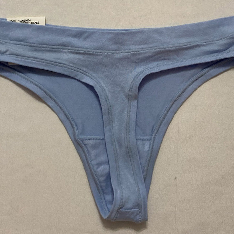 Alfani Ultra Soft Mix and Match Thong Stained Glass Blue M