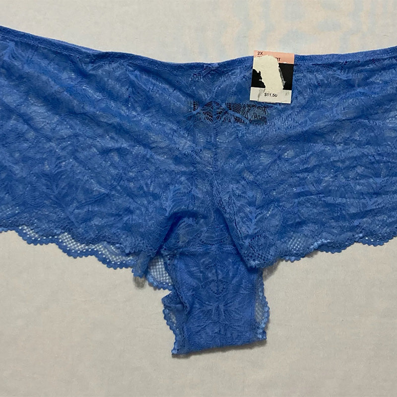 INC Lace Boyshort (2X Yacht Blue)