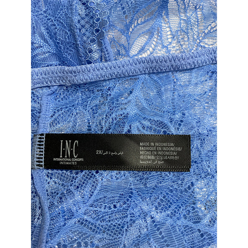 INC Lace Boyshort (2X Yacht Blue)