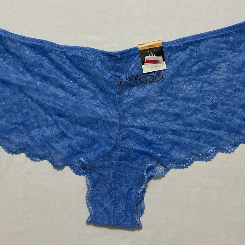 INC  Lace Boyshort (3X Yacht Blue)