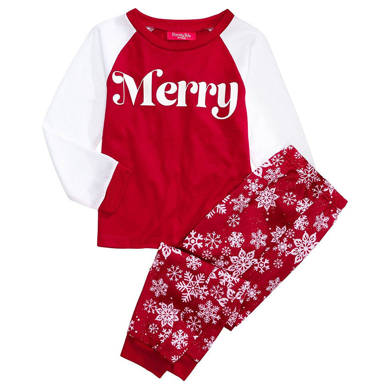 NWT Family Pajamas Matching Kids Merry Pajama Set 6-7