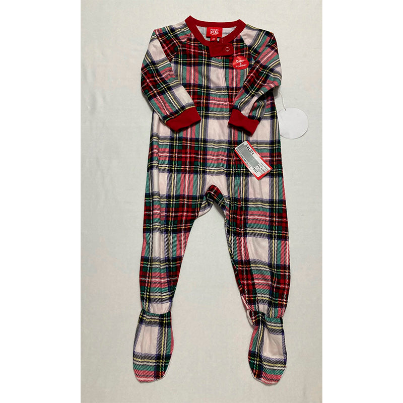 Family Pajamas Matching Baby Stewart Plaid Footed 18 Months