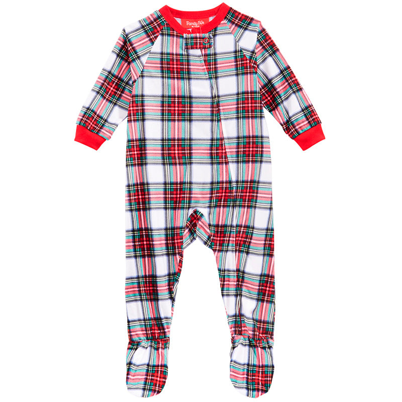 Family Pajamas Matching Baby Stewart Plaid Footed 18 Months