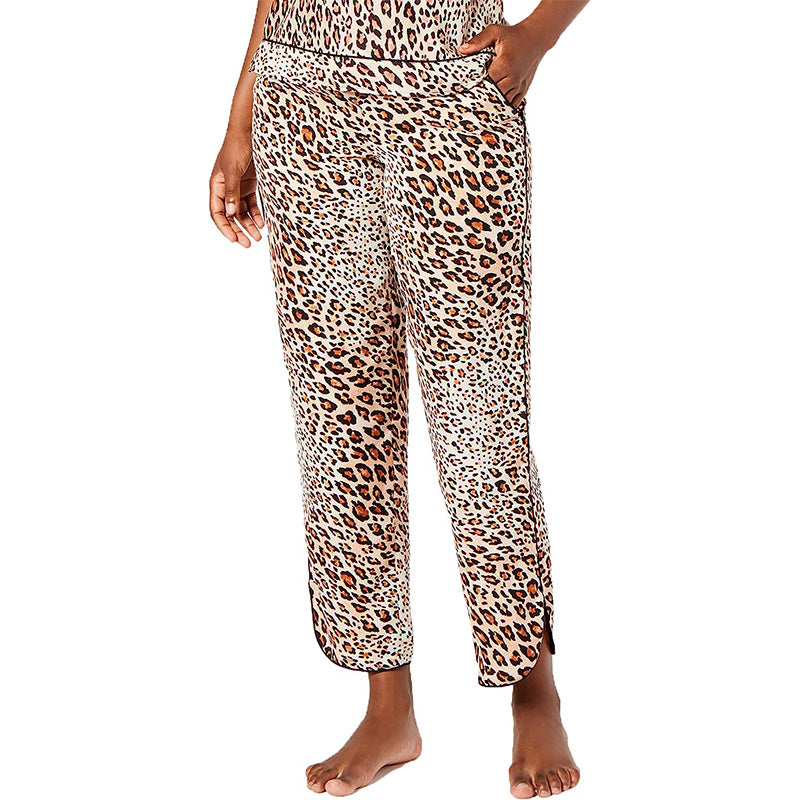 INC International Concepts INC Printed Sleep Pants Cheetah S Brown